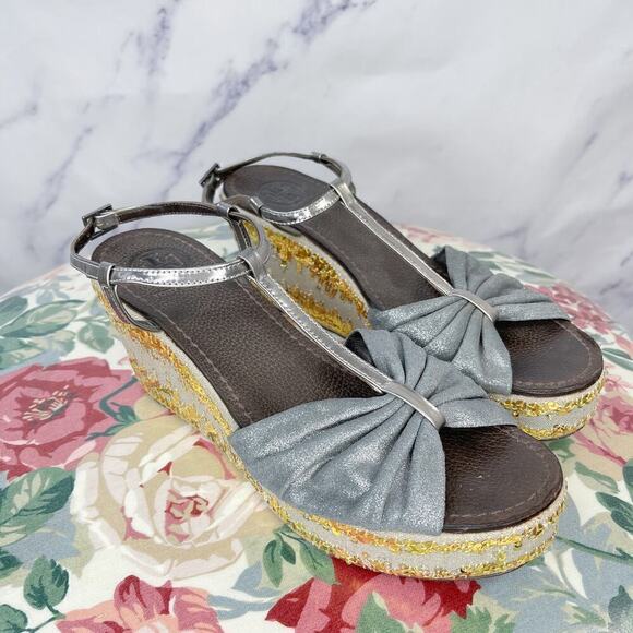 Tory Burch | Declan 2 T-Strap Platform Sandals | 7.5 - Picture 4 of 14